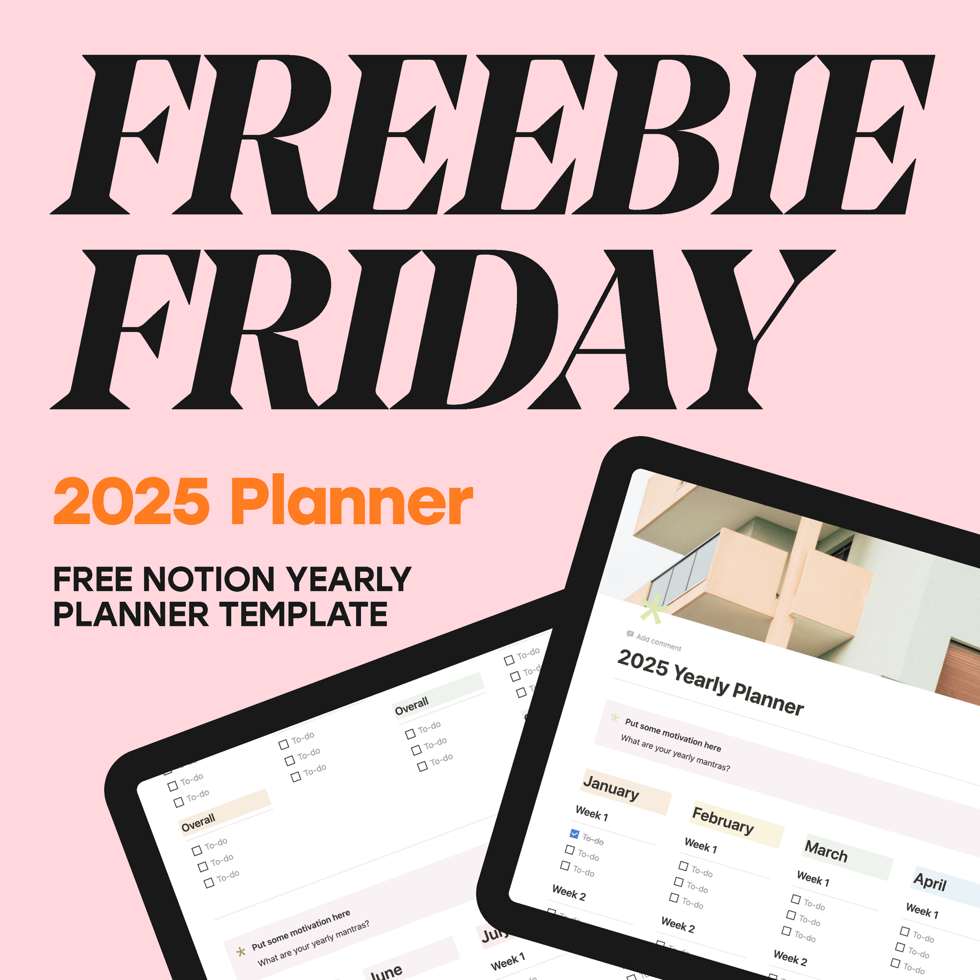 Freebie Friday! 2025 Planner