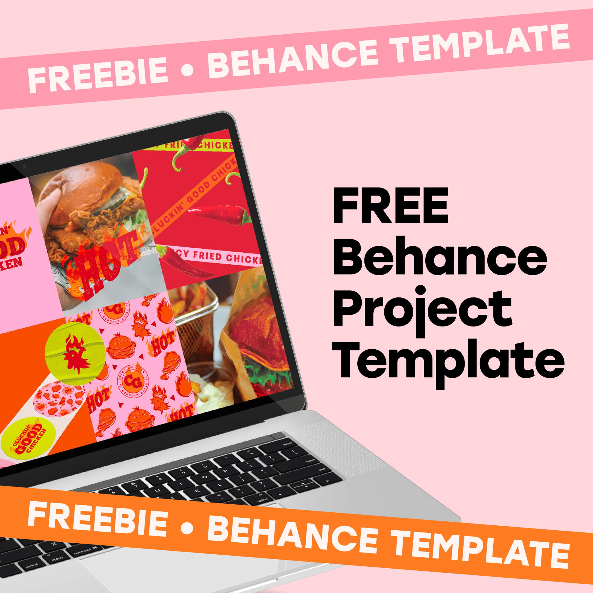 FREEBIE! The Behance Project Template